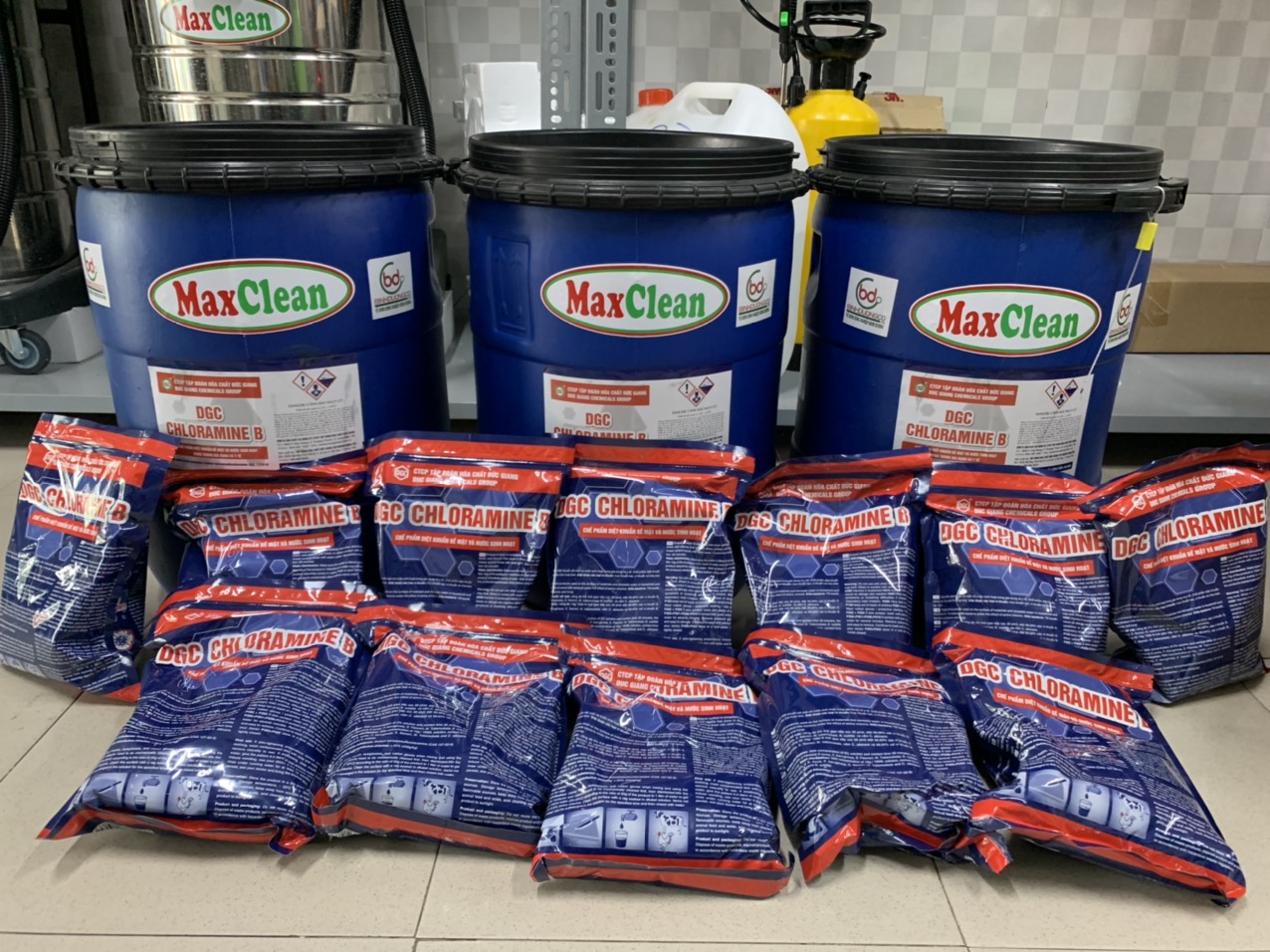 Hóa chất khử khuẩn cloramin B