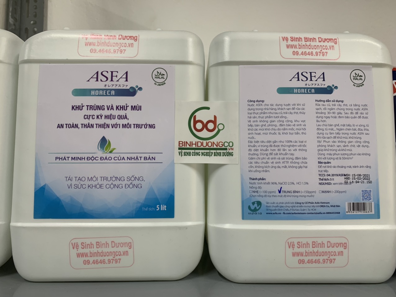 nước khử khuẩn asfa
