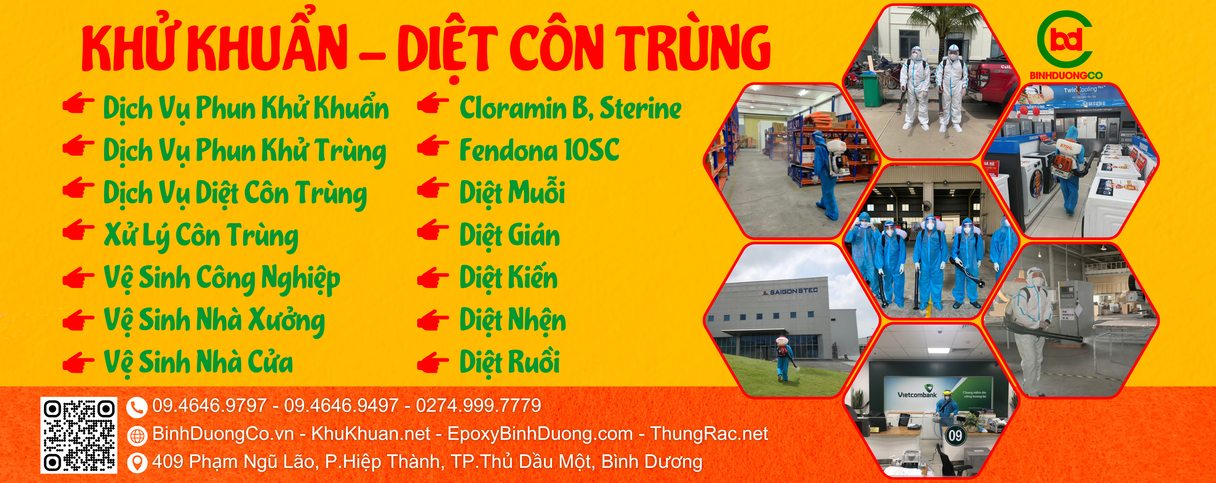 Dịch vụ phun khử trùng Bình Dương